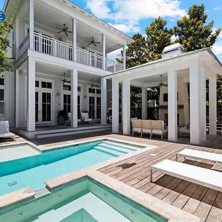 Watercolor Luxury On 30A! 63 Western Lake, Park District, Pool, 7 Bdrms, Slps 16 Home